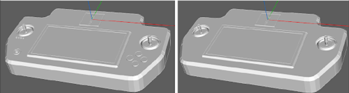 Remote control design with/without small buttons