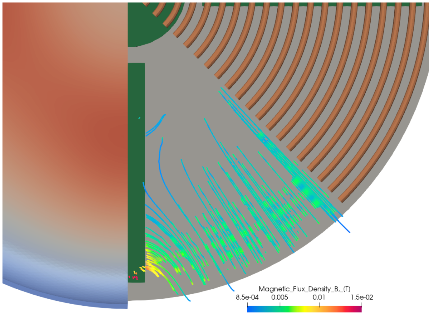 Optimizing an induction cooker coil efficiency with simulation software