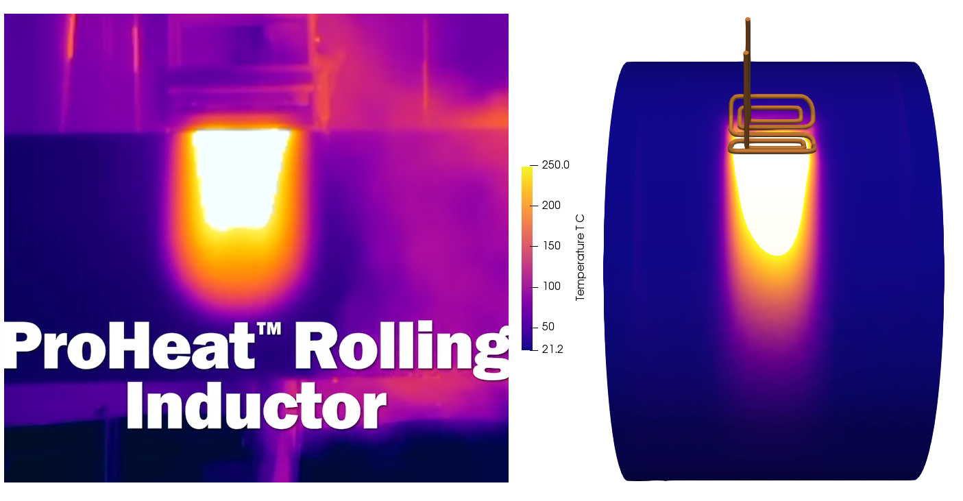 Pipe rolling pre-heating for welding