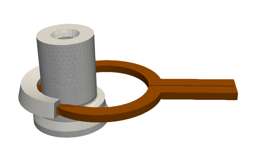 Inductor with magnetic concentrator made from laminated steel sheets