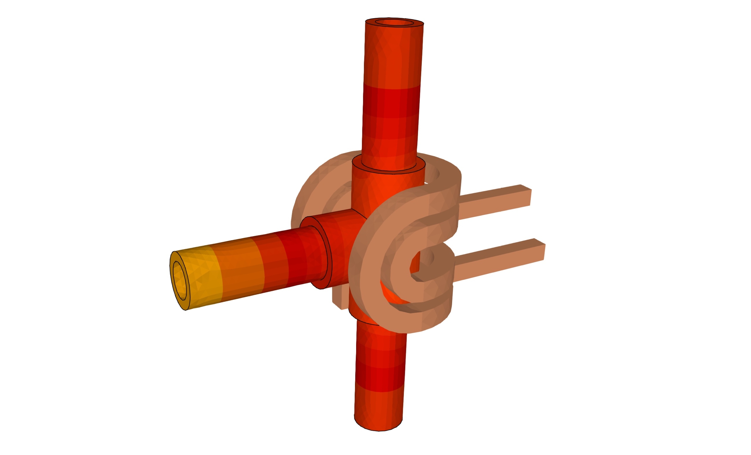 Induction brazing simulation: case study