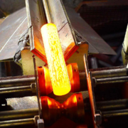 Simulation of induction heating of steel billets for forging